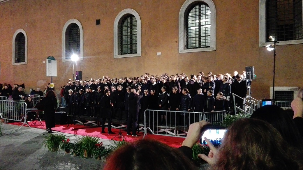 Concerto a Roma, piazza Venezio del 8 gennaio 2018